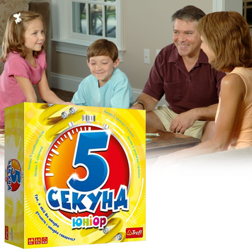 Настольная игра &laquo;5 секунд, JUNIOR&raquo; 01812, Trefl, 3-6 игроков (SB) 03k19p003 фото
