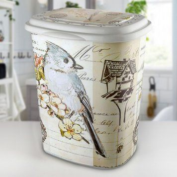Кошик для зберігання білизни Elif Plastik прямокутний з кришкою 53 л (DRK) 01k02p156 фото