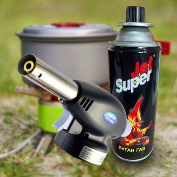 Набор туристический для пикника, горелка N915 и баллончик JET SUPER 220г 14k02p093v3 фото