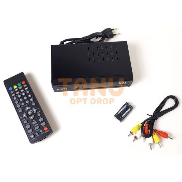 Цифровий ресивер Unique UN-006 DVB-Т2, тюнер з підтримкою Wi-Fi, Чорний (YAB) 11k09p058 фото