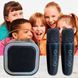 Дитяче караоке з 2-ма мікрофонами K12 Bluetooth колонка з RGB підсвічуванням Чорний (509) 11k03p188v4 фото 1