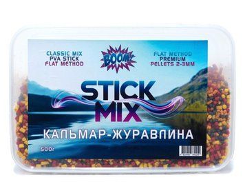 Прикорм для риболовлі BOOM Stick Mix 500г &ndash; Кальмар Журавлина (BM) 02k04p510v1 фото