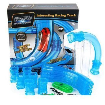 Захоплюючий трубопровідний автотрек Chariots Speed ​​Pipe 37 деталей 03k03p023 фото