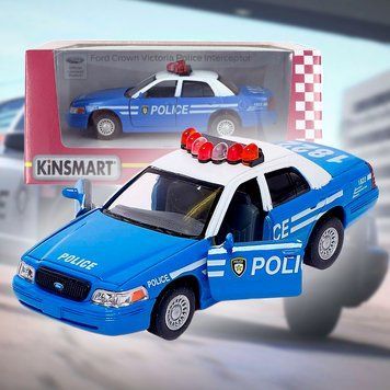 Колекційна машинка "Kinsmart Ford Crown Victoria Police Interceptor" металева інерційна 12 см. (IGR24) KT5342AW (24) 03k10p051 фото