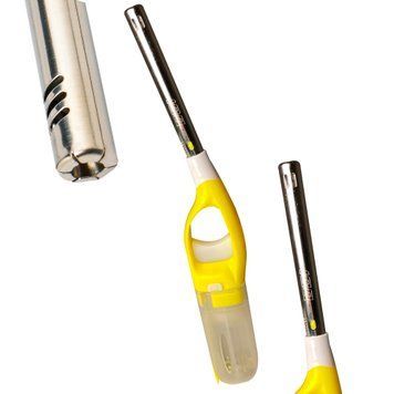 Мощная бытовая кухонная зажигалка с регулятором пламени ICQ Lighter XHG8803 Желтый (AMN) 10k12p263v2 фото