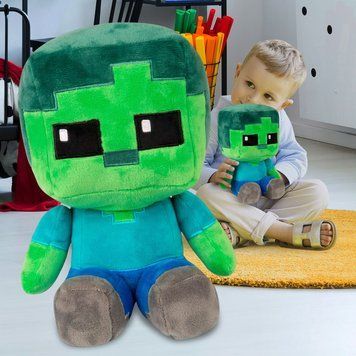 М&rsquo;яка дитяча іграшка Зомбі з Minecraft Майнкрафт (AX) 03k01p171v1 фото
