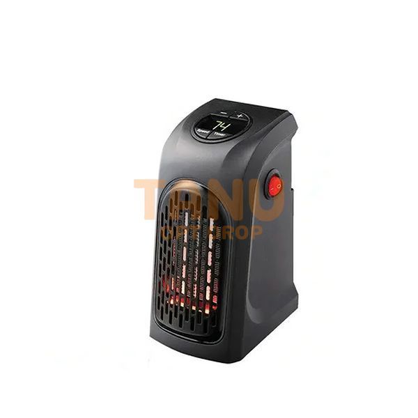 Портативний міні обігрівач в розетку Handy Heater 400Вт, 2-х швидкісний вентилятор 01k07p018 фото