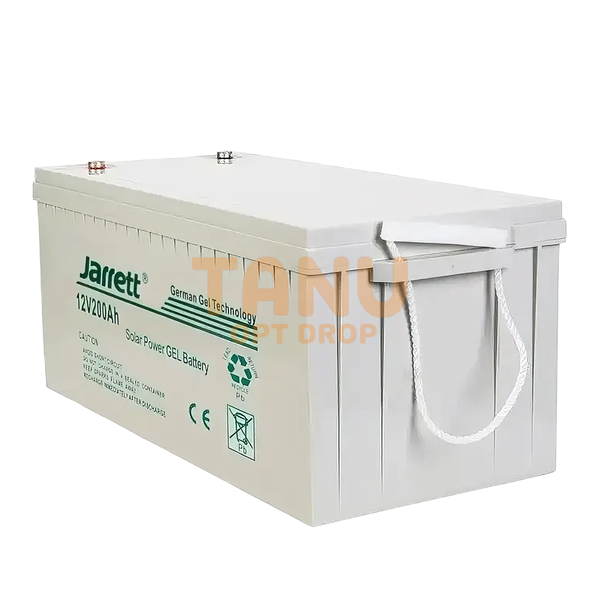 Гелевый аккумулятор для домашних систем электропитания Jarrett GEL Battery 200 Ah 12V 04k03p200v2 фото