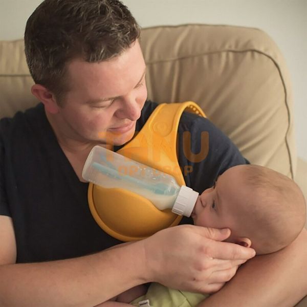 Силиконовый держатель детской бутылочки для кормления Free Hand Bottle Holder (509) 03k17p010 фото