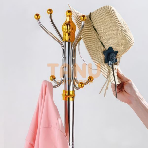 Металева підлогова вертикальна вішалка-стійка для одягу Coat Rack Синій (N-19) 01k04p030v3 фото