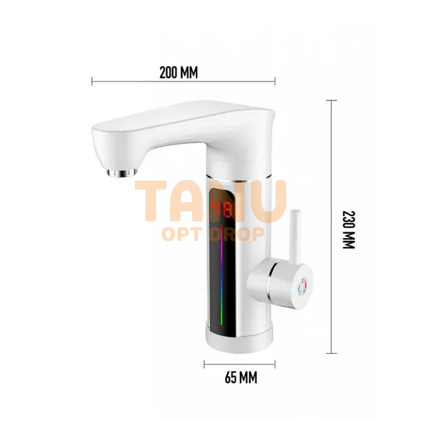 Проточний водонагрівач з екраном Heating Faucet HaoHaiyo FT 004 3000Вт (211) 01k05p012 фото