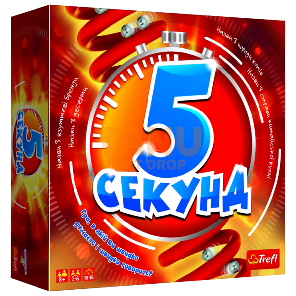 Настольная игра &laquo;5 секунд&raquo; 01811, Trefl, 3-6 игроков (SB) 03k19p004 фото