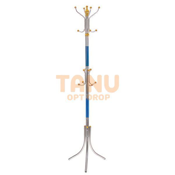 Металева підлогова вертикальна вішалка-стійка для одягу Coat Rack Синій (N-19) 01k04p030v3 фото