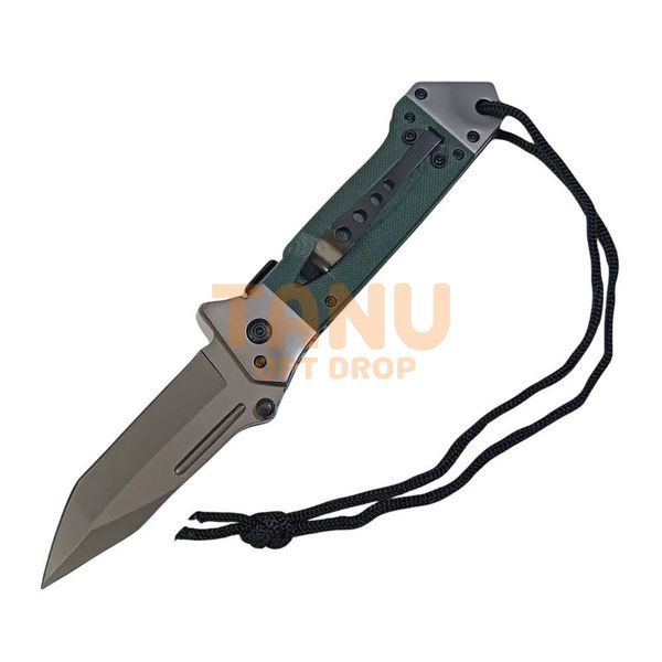 Ніж складний Browning №314/061GN 21,5 см Сірий/Зелений 02k13p053v1 фото