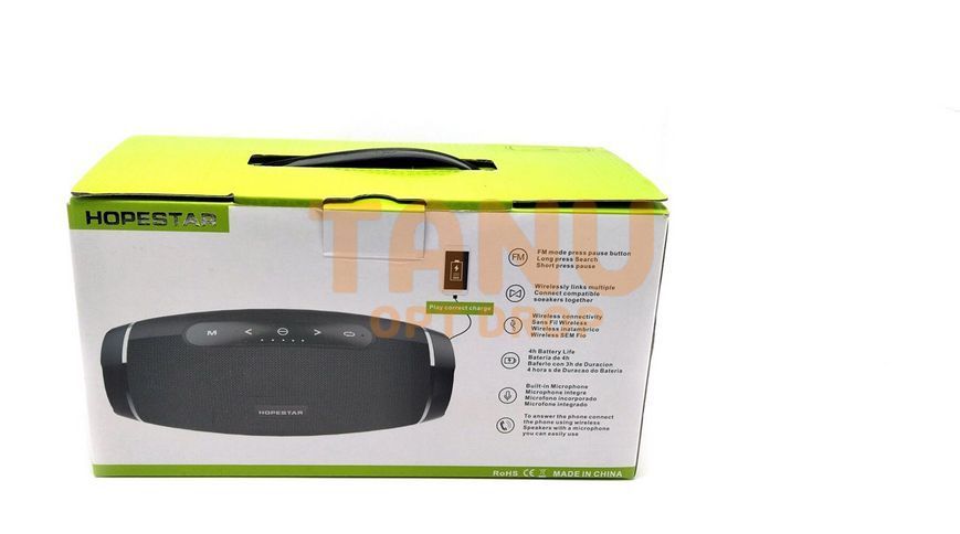 Портативная Bluetooth колонка Hopestar H27 с влагозащитой Серая 11k03p050v6 фото