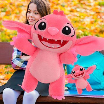 Детская декоративная маленькая мягкая игрушка-брелок Stitch 13см 8383 Розовый (AX) 03k27p005v1 фото