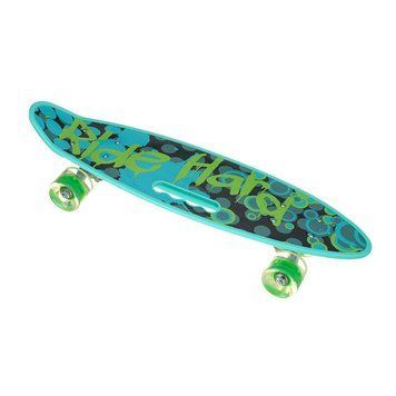 Скейт Пенни борд Best Board SL-AS(108), колеса PU светящиеся, дека с ручкой 13k03p008v3 фото