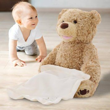 Детская интерактивная игрушка Мишка, говорящая Peekaboo Bear Brown 30 см (русский язык) (626) 03k05p193v2 фото