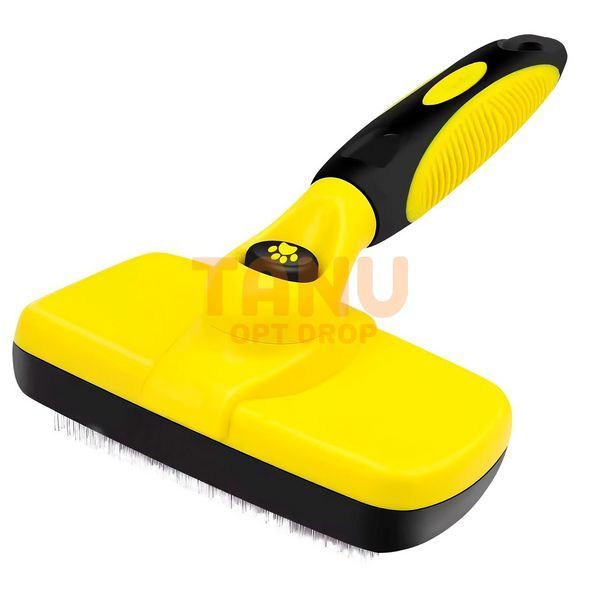 Пуходірка для тварин гребінець щітка PET Slicker Brush Помаранчевий-чорний 05k02p024v3 фото