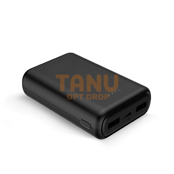 УМБ ACL Power bank 10000 mAh PW-49 портативная батарея компактная Черный 11k12p052 фото