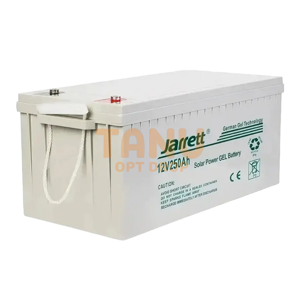 Гелевый аккумулятор для домашних систем электропитания Jarrett GEL Battery 250 Ah 12V 04k03p200v3 фото