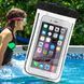 Універсальний прозорий водонепроникний чохол для телефону WaterProof Bag Чорний 11k02p136v7 фото 1