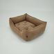 Лежанка Mamo Pets Simple, для котів та собак, S 50*40, спальне місце 40*30, бежева 05k01p029v1 фото 3