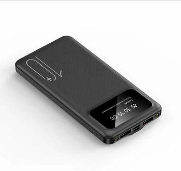 УМБ Повербанк Linkage LKP26 10+ з індикатором заряду 10 000 mAh Чорний 11k12p168 фото
