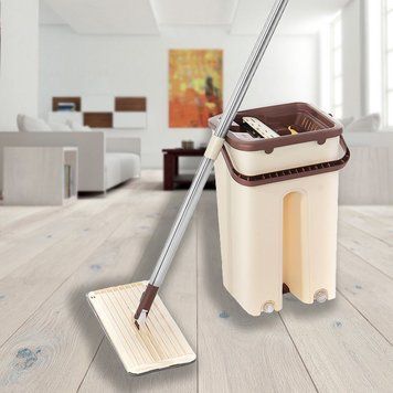 Набір швабра ледащо з двосекційним відром Scratch Cleaning Mop 2 в 1 (на 3л) 01k02p219 фото