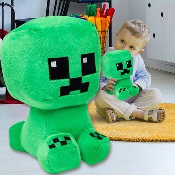 М&rsquo;яка дитяча іграшка Кріпер з Minecraft Майнкрафт (AX) 03k01p171v4 фото