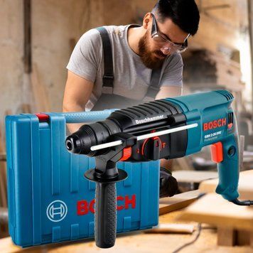 Професійний перфоратор у кейсі Bosch GBH 2-26 DRE 800 Вт 2.7 Дж 900 об/хв 4000 уд/хв (AN) 04k02p243 фото