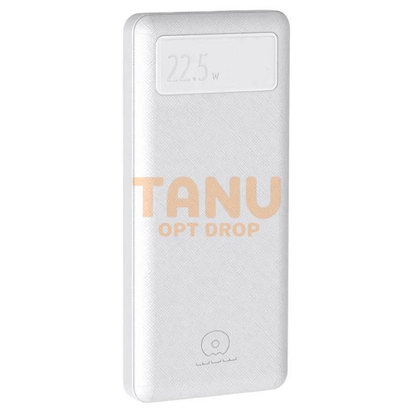 Универсальная портативная мобильная батарея для быстрой зарядки Power Bank WUW-Y100 22.5W 20000mah, Белый 11k12p200v2 фото