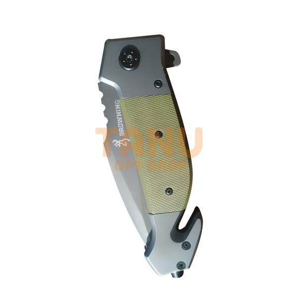 Складний туристичний ніж №416/DA167GN BrowninG 23 см Зелений/Сірий 02k13p017v3 фото