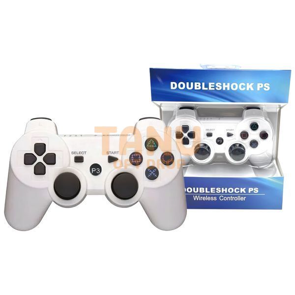 Геймпад бездротовий DualShock PS3 Bluetooth джойстик Білий (206) 11k10p018v2 фото