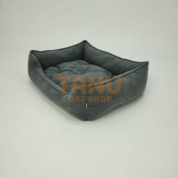 Лежанка Mamo Pets Simple, для котів та собак, XS 45*35, спальне місце 35*27, темно-сіра 05k01p030 фото