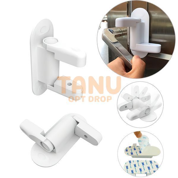 Універсальний дитячий замок Door Lever Lock для ручок (2 шт). Засувка для дверей (212) 03k16p104 фото