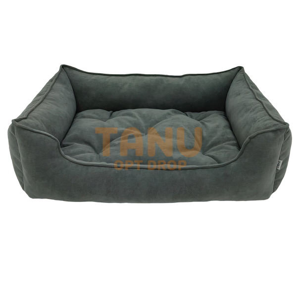 Лежанка Mamo Pets Simple, для котів та собак, XS 45*35, спальне місце 35*27, темно-сіра 05k01p030 фото
