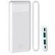 Универсальная портативная мобильная батарея для быстрой зарядки Power Bank WUW-Y100 22.5W 20000mah, Белый 11k12p200v2 фото 2