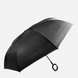 Вітрозахисна парасолька Up-Brella антизонт, Парасолька зворотного складання Чорний синій 02k01p138v3 фото 2