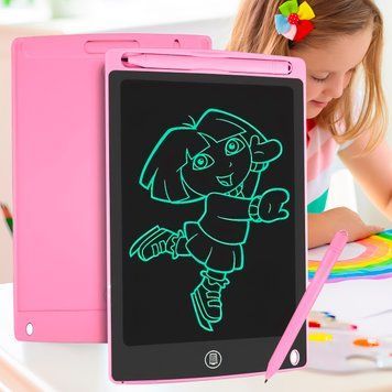 Детский графический планшет для рисования LCD Writing Tablet 8,5" Розовый 03k05p027v5 фото