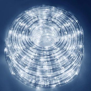 Гирлянда Xmas Rope Light Дюралайт Шланг LED 10 метров Белый 12k01p005v2 фото
