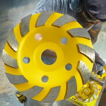 Шліфувальний диск по бетону алмазний для болгарки 125x22,2 мм (YAB) 04k02p420 фото