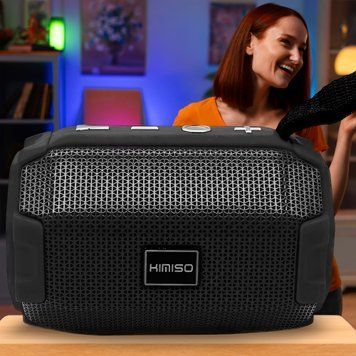 Портативная беспроводная bluetooth колонка Kimiso KMS-E92 Черный (ЖЯ) 11k03p245v2 фото