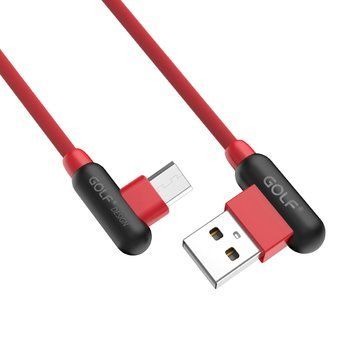 Кабель USB GOLF GC-45 Micro 1м Красный 11k06p176 фото