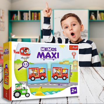 Семейная настольная игра Trefl Мемос MAXI Транспорт 02267 (SB) 03k19p023 фото