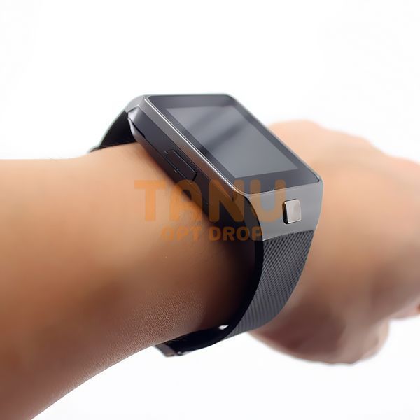Розумний годинник Smart Watch DZ09 чорні з сірим обідком 11k08p001 фото