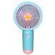 Портативний ручний-настільний вентилятор miniFan 99010-2 (USB-A - DC) Блакитний (YAB) 01k07p152v3 фото 2