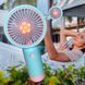 Портативний ручний-настільний вентилятор miniFan 99010-2 (USB-A - DC) Блакитний (YAB) 01k07p152v3 фото 1