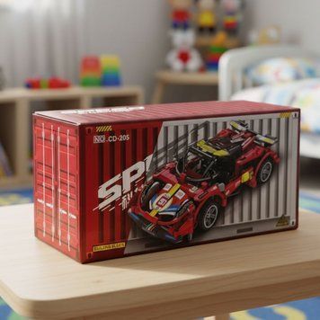 Дитячий розвиваючий конструктор Building Block CD-205 гоночна машинка (AX) 03k03p199v1 фото
