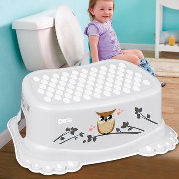 Дитяча антиковзна підставка Tega Baby "Plus baby" Маленька сова Сіра (PB-SOWA-006-106) (SB) 03k20p022v3 фото